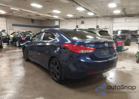 2013 Hyundai Elantra Limited z USA, uszkodzony, nr VIN 5NPDH4AE6DH220795